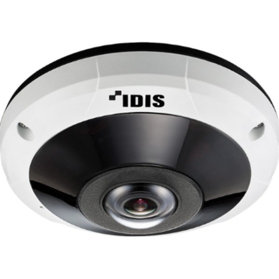 IDIS IP-Fisheye-Kamera, 12 MP, 1,6 mm, IR 15 m, IP67, IK10, NDAA, weiß