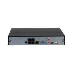 Dahua IP-PoE-Rekorder, WizSense, 4 Kanäle, max. 8MP, Smart H.265+, 1 SATA à 16TB