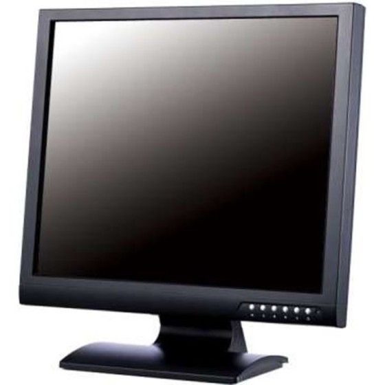 15" LED-Monitor, inkl. Standfuß, 2 HDMI, 1 VGA, 2 BNC