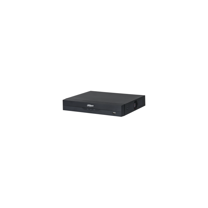 Dahua IP-PoE-Rekorder, 4 Kanäle, 4x PoE, max. 12MP, WizSense, H.265+, 1 SATA à 10TB