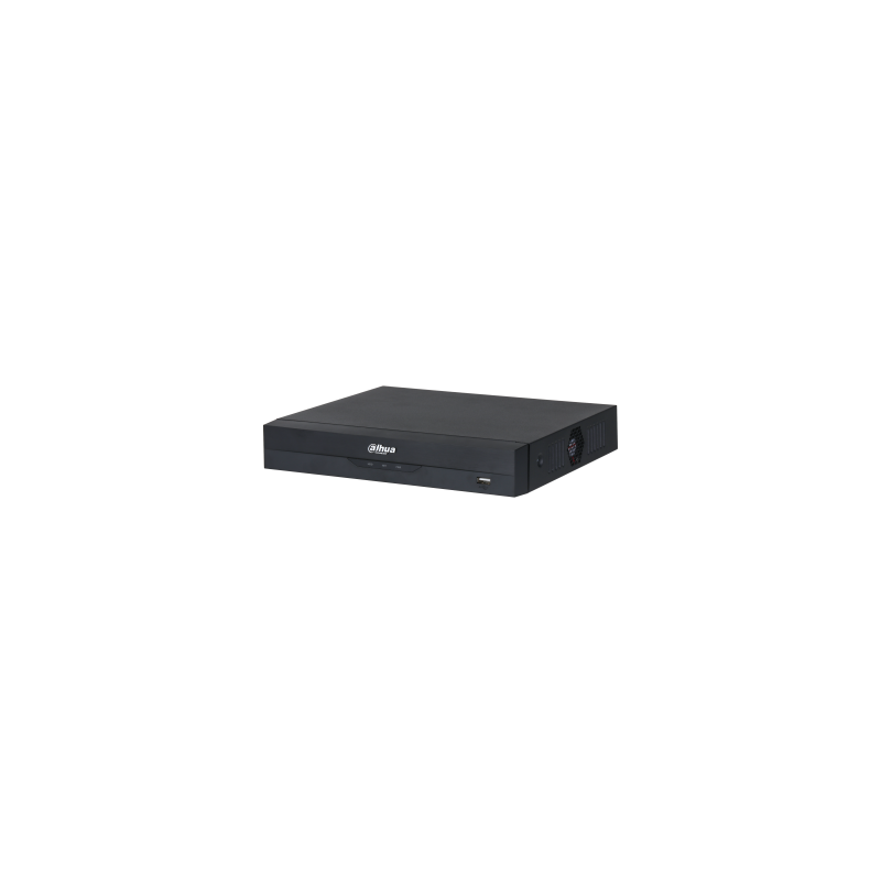 Dahua IP-PoE-Rekorder, 8 Kanäle, 8x PoE, max. 12MP, WizSense, H.265+, 1 SATA à 10TB