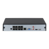 Dahua IP-PoE-Rekorder, 8 Kanäle, 8x PoE, max. 12MP, WizSense, H.265+, 1 SATA à 10TB