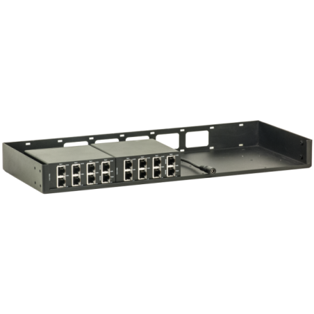 Barox IP-PoE-Extender 8 Kanäle im 19" Gehäuse