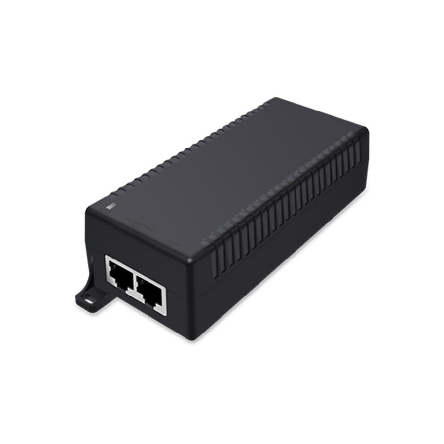 Wi-Tek PoE-Injektor, 2 Ports, 30 W, schwarz, Desktop, Wand