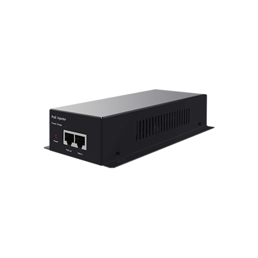 Wi-Tek PoE-Injektor, 2 Ports, 60 W, schwarz, Desktop, Wand