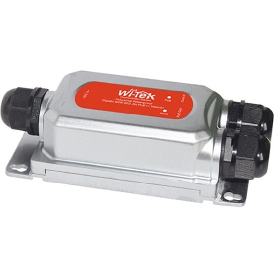 Wi-Tek Outdoor-PoE-Extender, 2 PoE out, 1 PoE in, IP68, Desktop, Wand