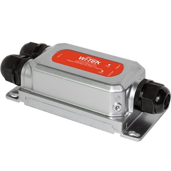 Wi-Tek Outdoor-PoE-Extender, 2 PoE out, 1 PoE in, IP68, Desktop, Wand