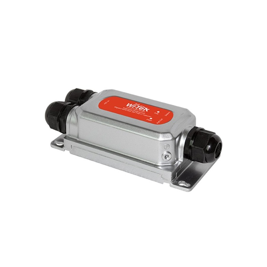 Wi-Tek Outdoor-PoE-Extender, 2 PoE out, 1 PoE in, IP68, Desktop, Wand