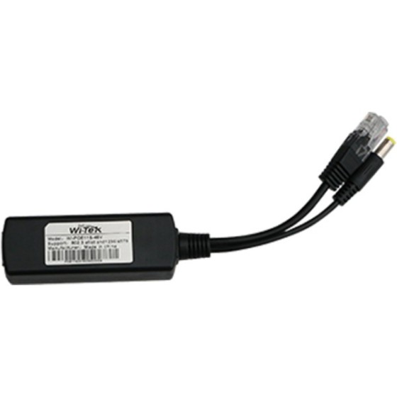 Wi-Tek PoE-Splitter, 2 Ports, 30 W, schwarz, Desktop