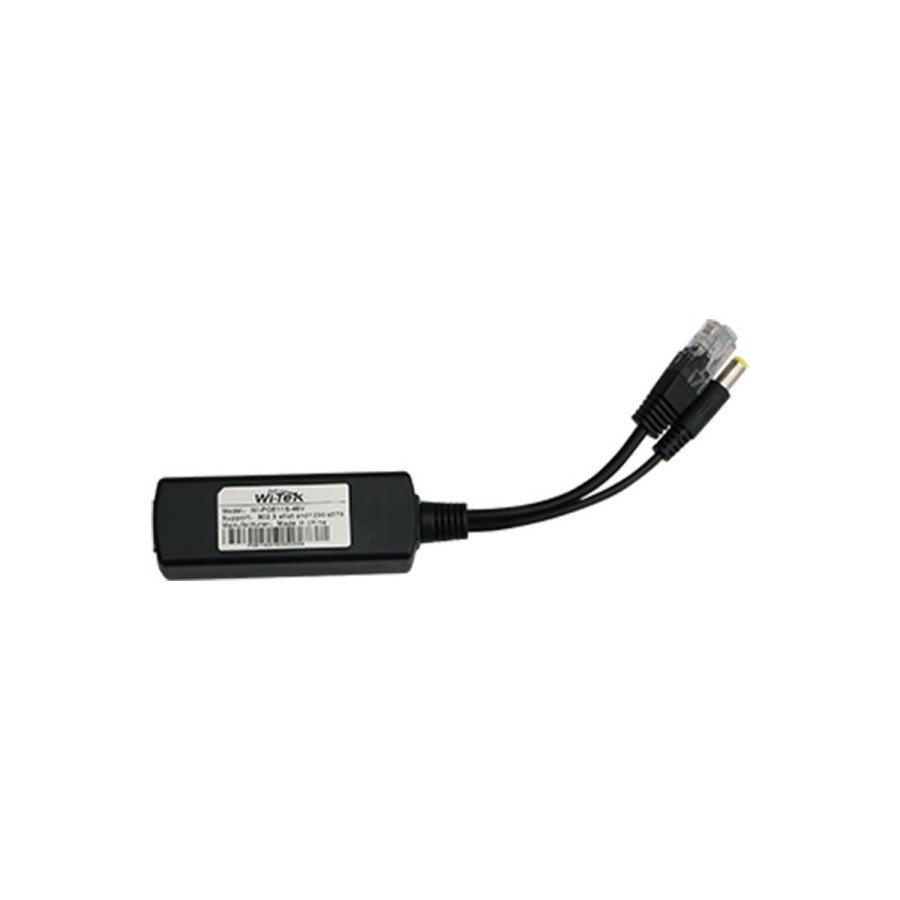 Wi-Tek PoE-Splitter, 2 Ports, 30 W, schwarz, Desktop