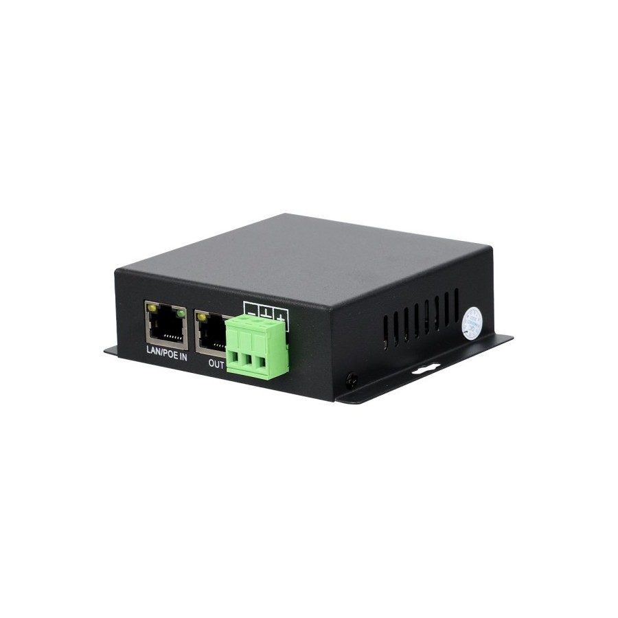 Wi-Tek PoE-Splitter, 2 Ports, 30 W, schwarz, Desktop, Wand