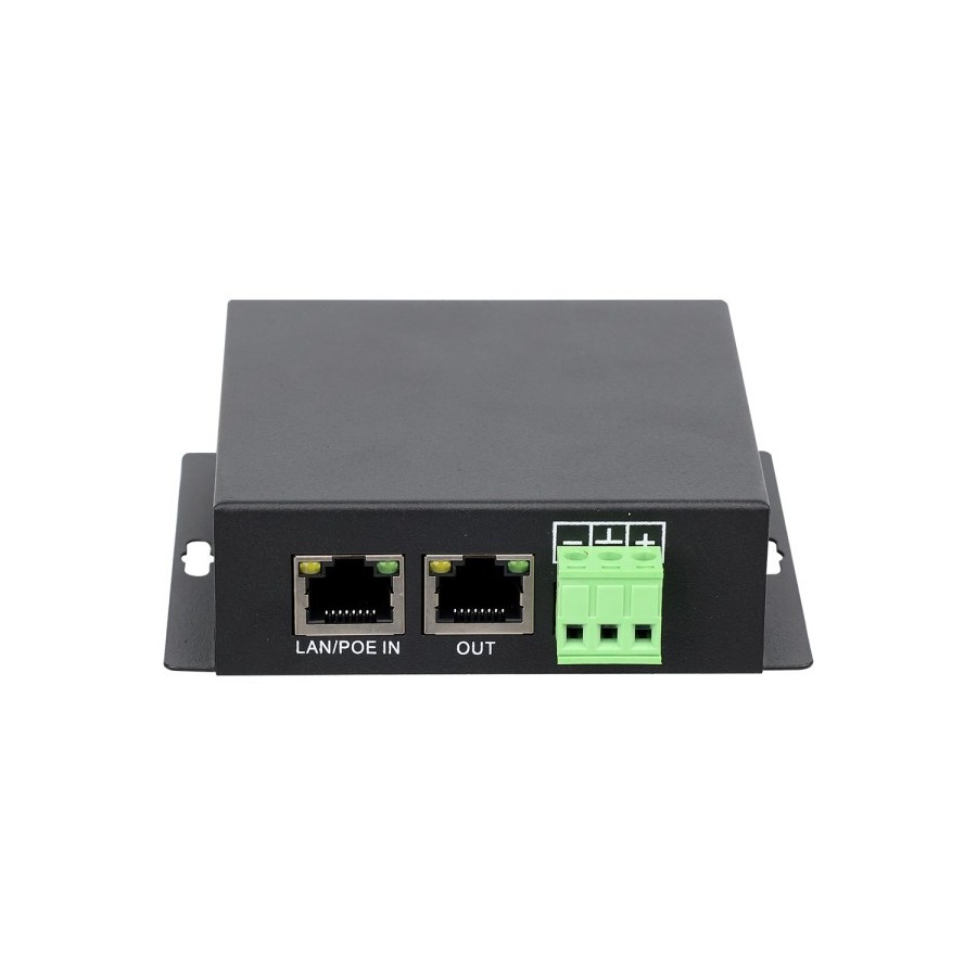 Wi-Tek PoE-Splitter, 2 Ports, 30 W, schwarz, Desktop, Wand