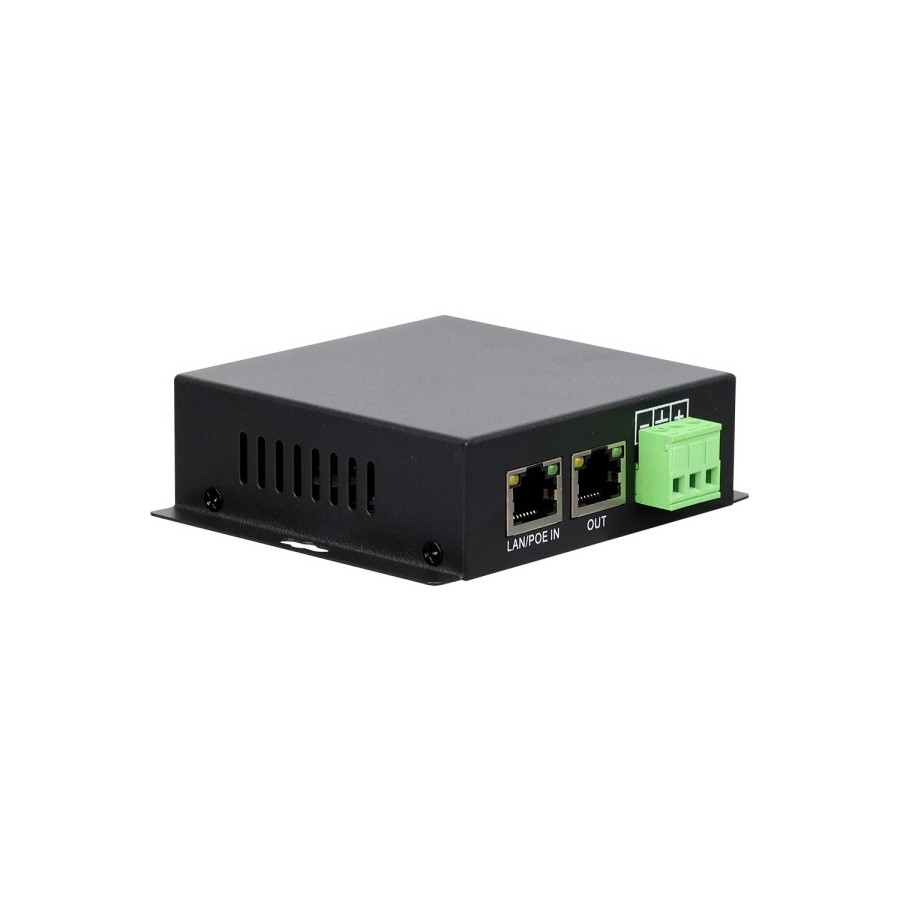 Wi-Tek PoE-Splitter, 2 Ports, 30 W, schwarz, Desktop, Wand