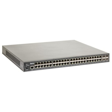 Barox PoE-Switch, 53 Ports, 48 Ports PoE, 4 Ports SFP, managed, 19" Rack