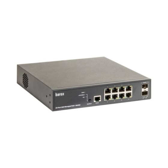Barox 19" L2/L3 Switch mit PoE+
