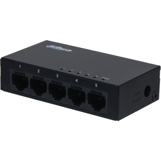 Dahua Switch, 5 Ports, unmanaged, Desktop, Wand