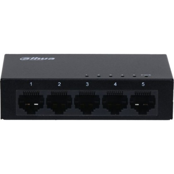 Dahua Switch, 5 Ports, unmanaged, Desktop, Wand