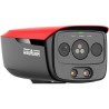 IP-Thermal-Bullet-Kamera, Flame Detection, 5 MP, 3,2/4 mm, IR 50 m, IP67, rot, schwarz