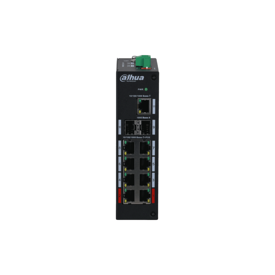 Dahua Switch, 11 Ports, 8 PoE, unmanaged