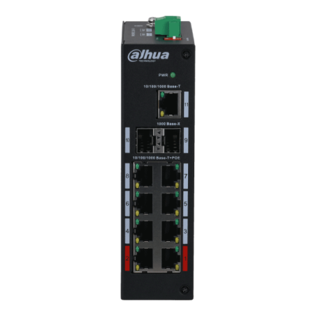 Dahua Switch, 11 Ports, 8 PoE, unmanaged