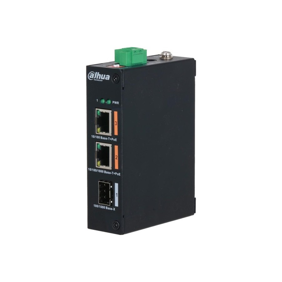 Dahua Switch, 2 Ports PoE, unmanaged, inkl. Netzteil