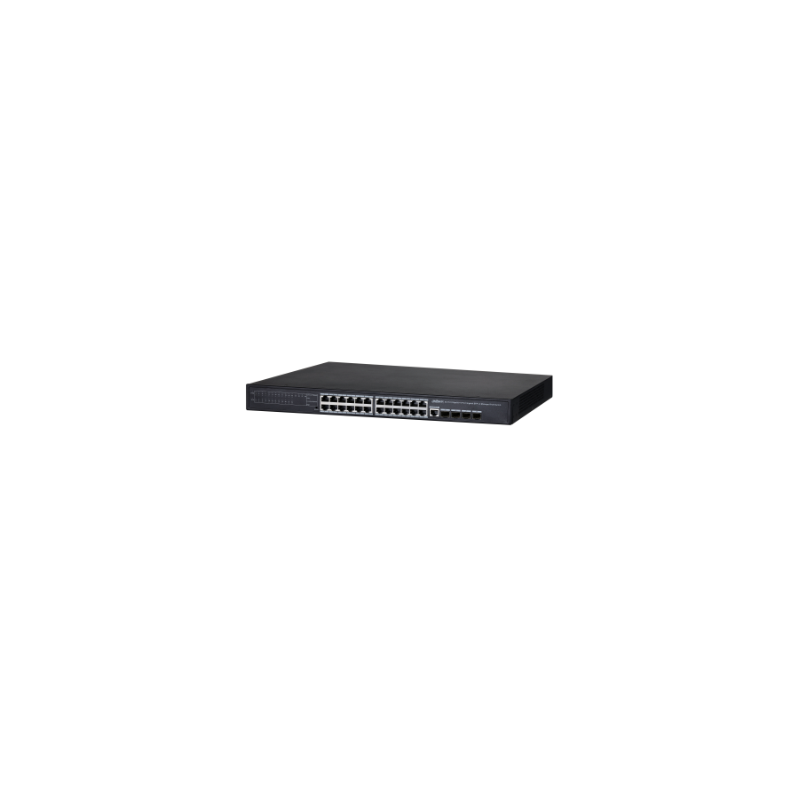 Dahua 24-Port PoE Switch, managed, 24x PoE-Ports, 370W