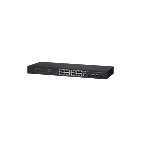 Dahua PoE-Switch, 16x PoE-Ports
