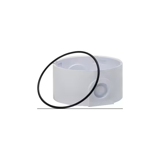 Unterteil mit seitlicher Kabeleinführung, weiß