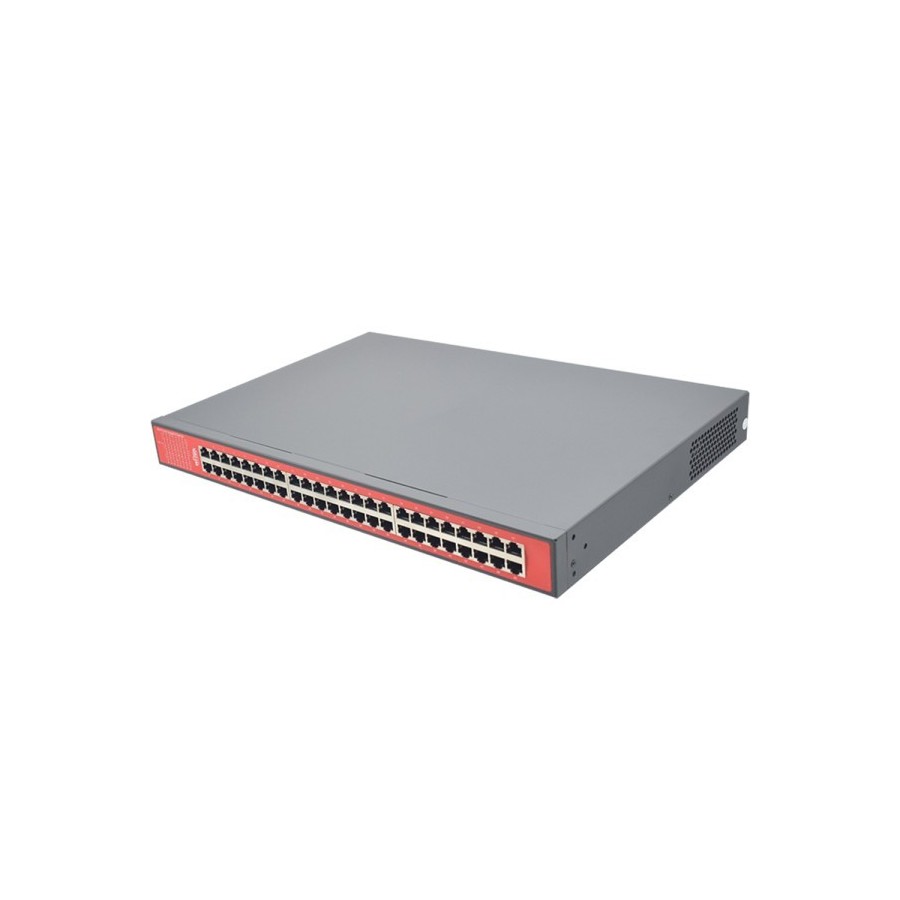 Wi-Tek PoE-Switch, 48 Ports PoE, unmanaged, Desktop, Rack