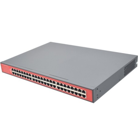 Wi-Tek PoE-Switch, 48 Ports PoE, unmanaged, Desktop, Rack