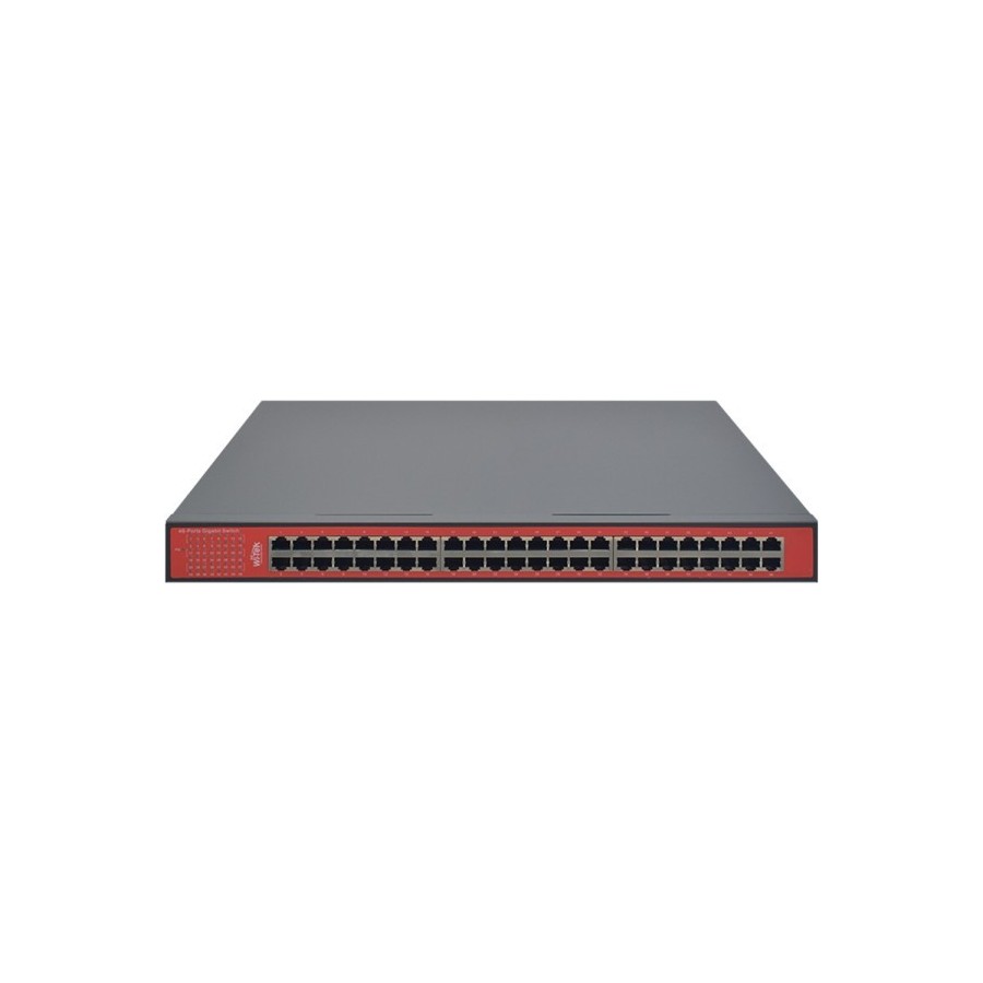 Wi-Tek PoE-Switch, 48 Ports PoE, unmanaged, Desktop, Rack