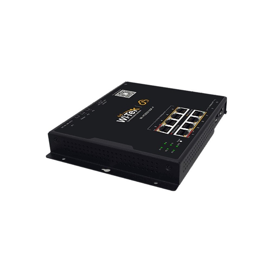 Wi-Tek PoE-Switch, 10 Ports, 8 Ports PoE, 2 Ports SFP, cloud managed