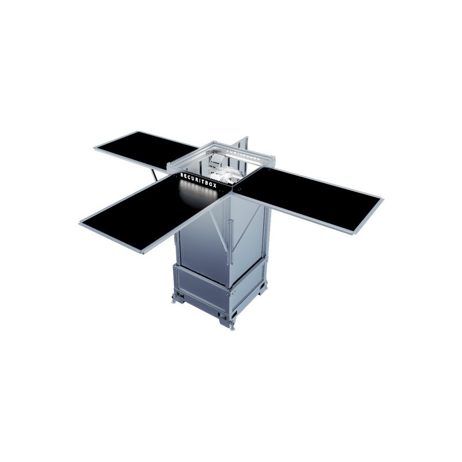 Securitbox Videoturm, 2 Türen, inkl. Dach