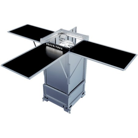 Securitbox Videoturm, 2 Türen, inkl. Dach