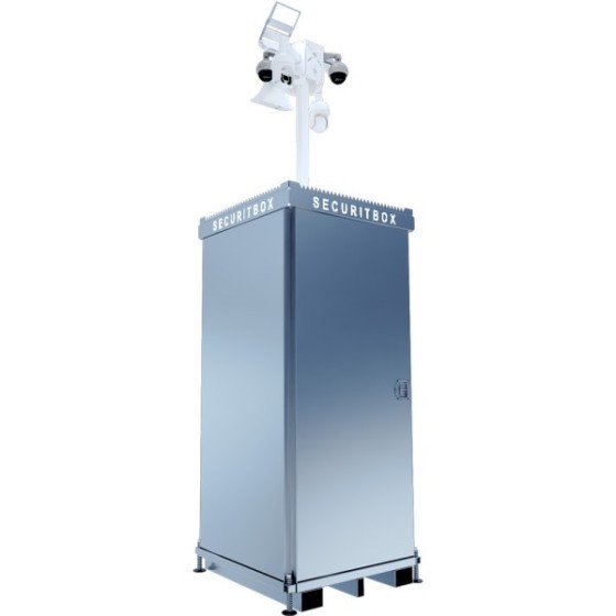 Securitbox Videoturm, simple, inkl. Dach