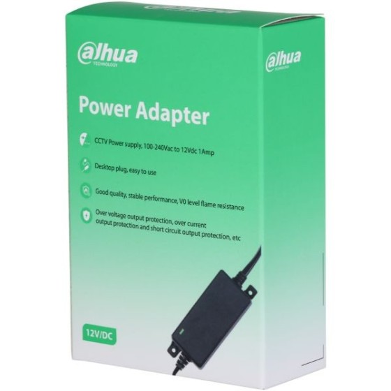 Dahua Netzteil 12V DC/1 A, 12 W, Desktop, 0,8 m