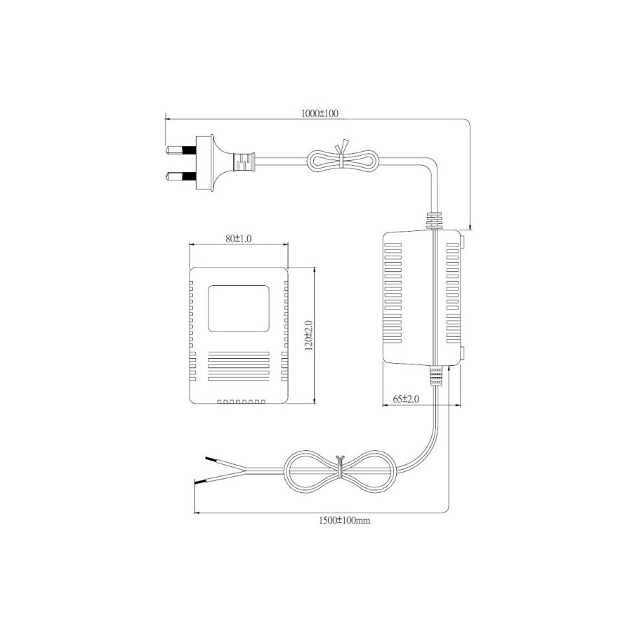 Dahua Netzteil 24V/3A mit Überspannungsschutz