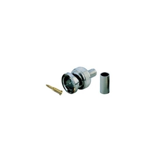 BNC Crimp-Stecker für RG59, 75 Ohm