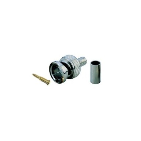 BNC Crimp-Stecker für RG59, 75 Ohm