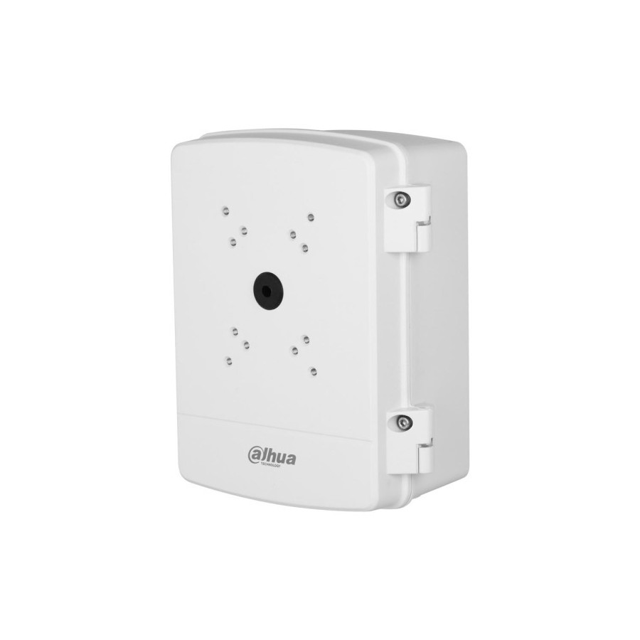 Dahua Wasserdichte Power-Box, ALU, weiß, IP66, Eck, Mast, Wand