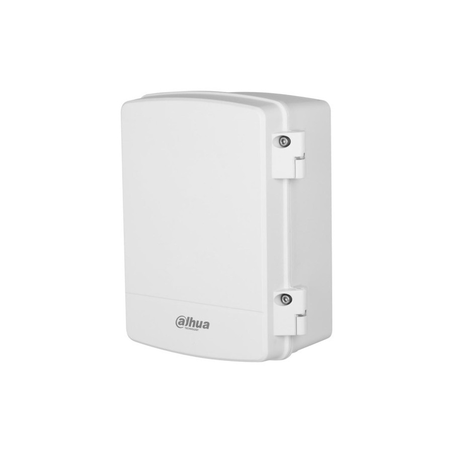 Dahua Wasserdichte Power-Box, ALU, weiß, Eck, Mast, Wand, IP66