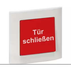 Auslösetaster für Feststellanlage in uP-Ausführung