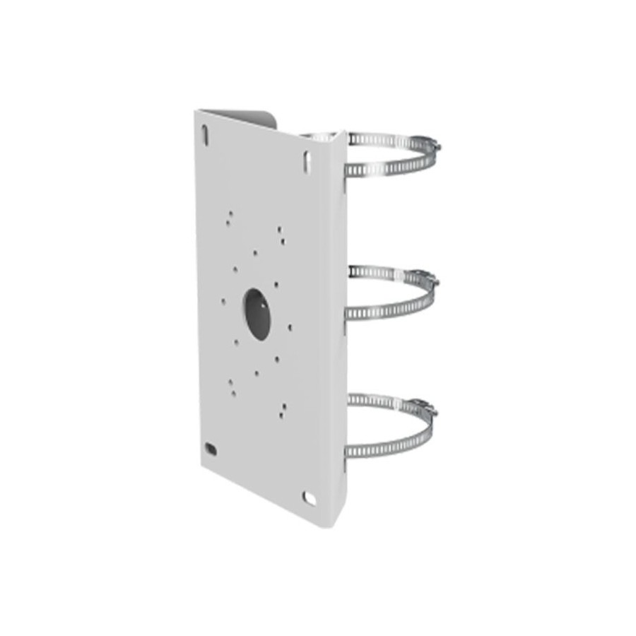 Masthalterung, Metall, Stahl, weiß