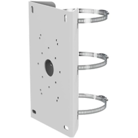 Masthalterung, Metall, Stahl, weiß