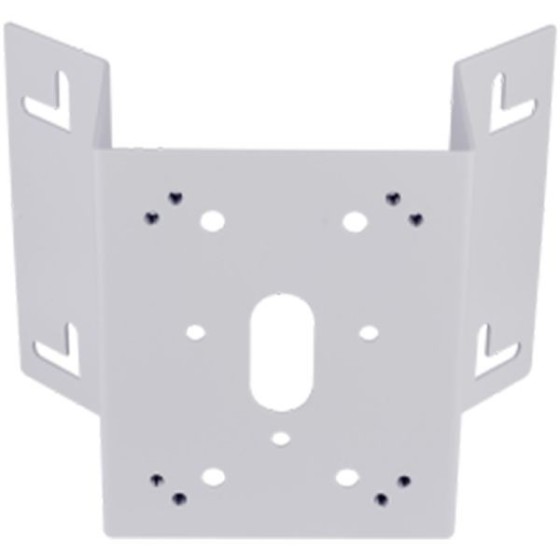 Eckhalterung, Stahl, weiß