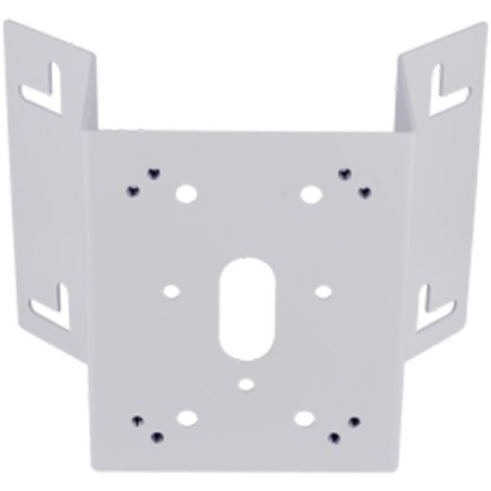 Eckhalterung, Stahl, weiß