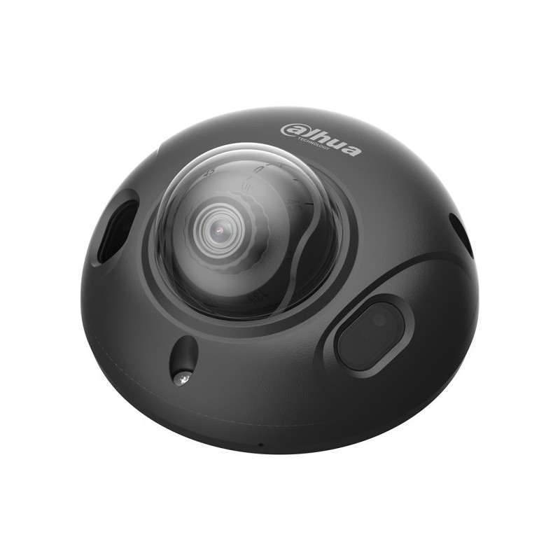 Dahua IP-Dome-Kamera, 4MP, 2,8 mm fix, IR 30m, SMD 4.0, IP67, IK10, PoE, schwarz