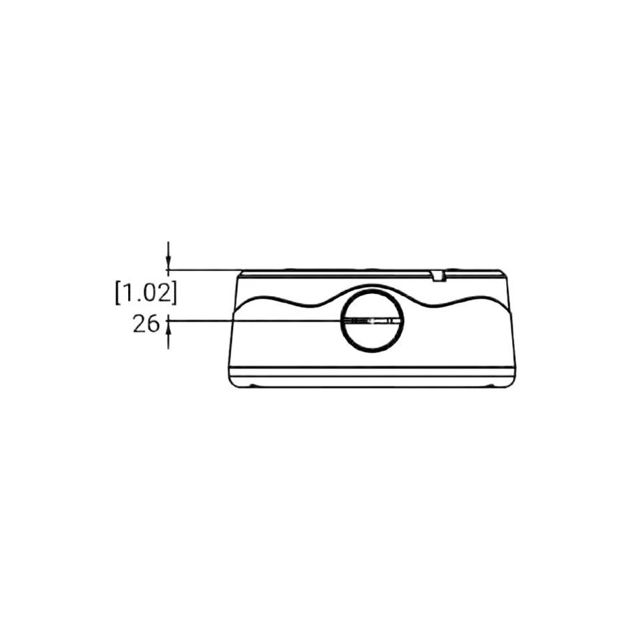 Pelco Montagebox, für Bullet-Kameras, weiß