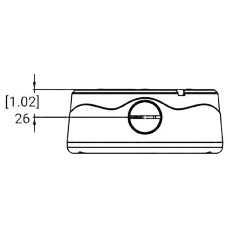 Pelco Montagebox, für Bullet-Kameras, weiß