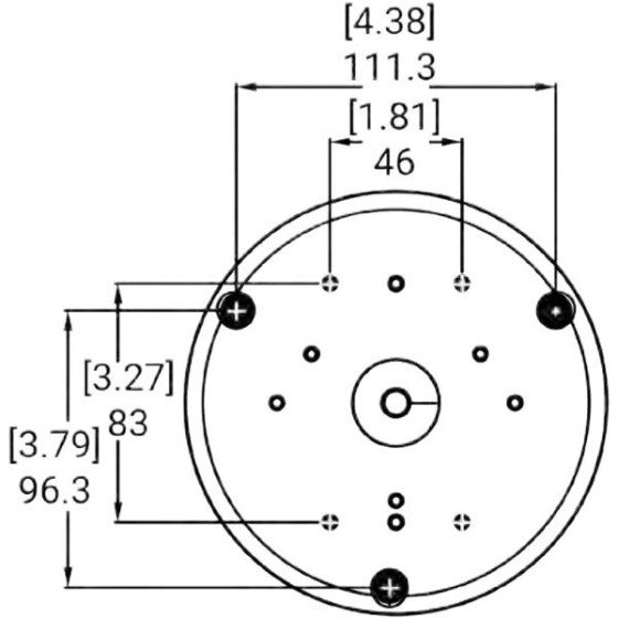 Pelco Montagebox, für Bullet-Kameras, weiß
